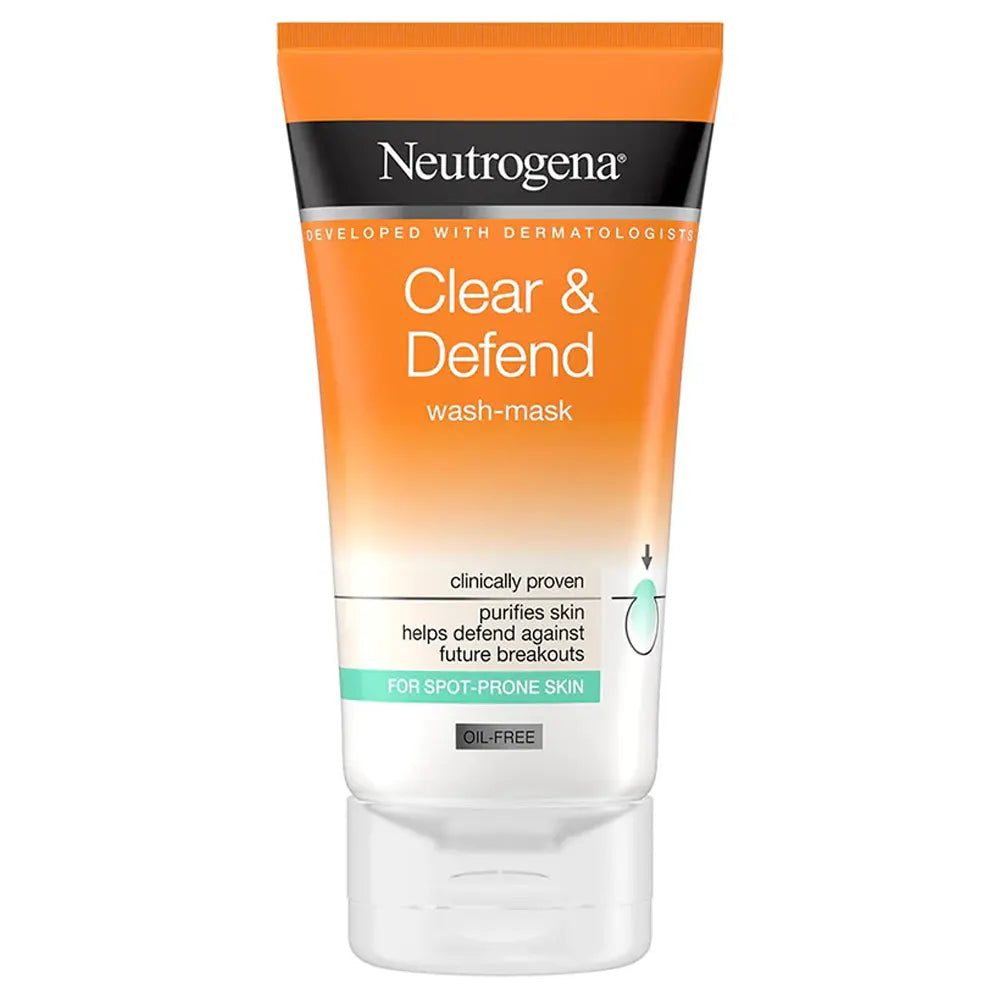 NEUTROGENA CLEAR & DEFEND WASH MASK 150ML