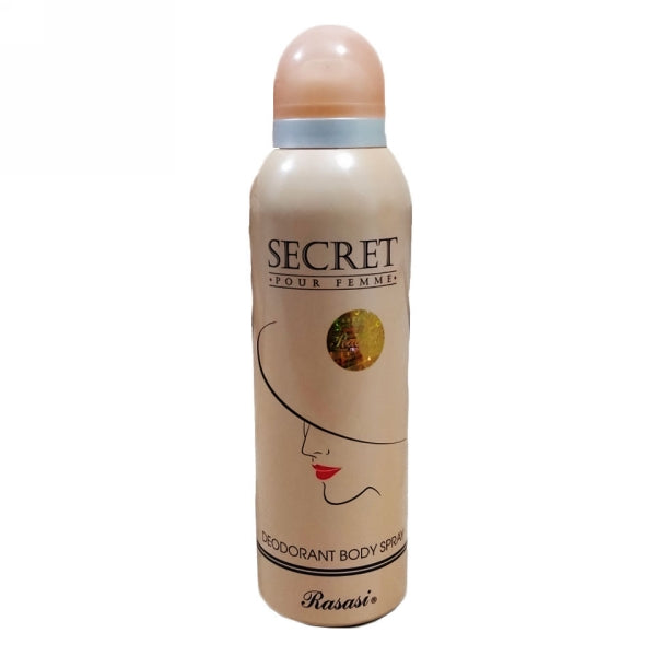 RASASI SECRET POUR BODY SPRAY 200ML