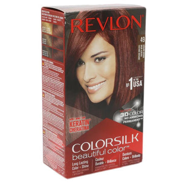 REVLON HAIR COLOR SILK 49 AUBURN BROWN