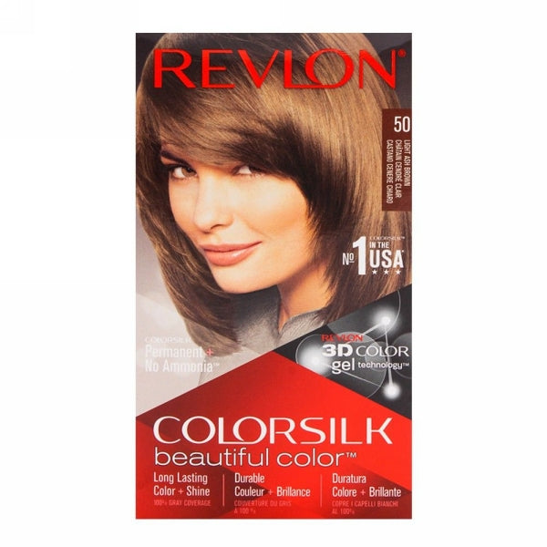 REVLON HAIR COLOR SILK 50 LIGHT ASH BROWN