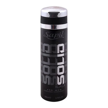 SAPIL BODY SPRAY SOLID BLACK 200ML