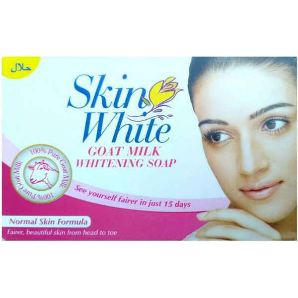 SKIN WHITE GOAT MILK WHIENING NORMAL SKIN SOAP 110GM