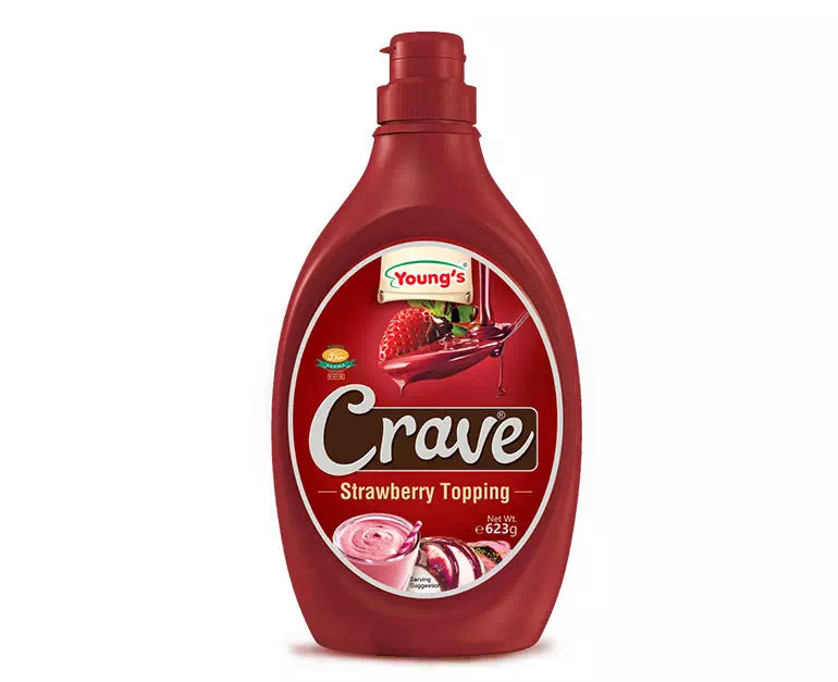 CRAVE STRAWBERRY TOPPING SYRUP 623G