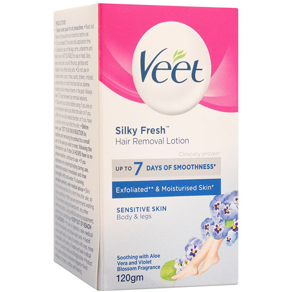 VEET SILKY FRESH HAIR REMOVAL SENSITIVE LOTION