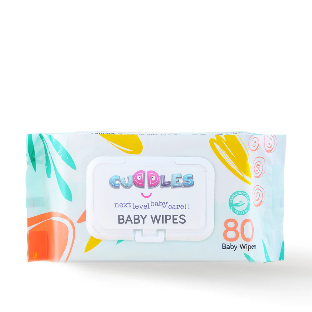 CUDDLES BABY WIPES 80PCS