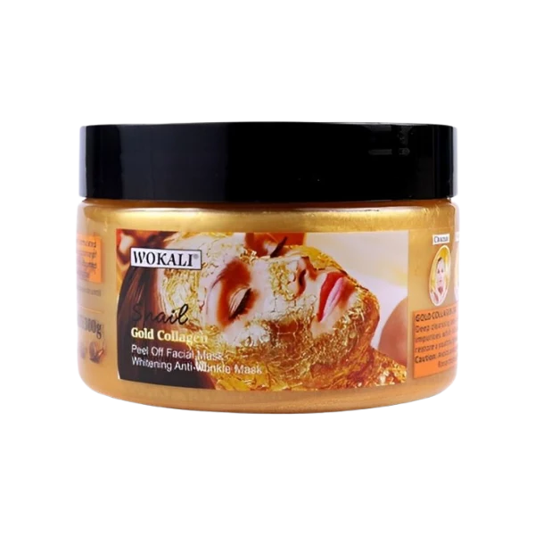 Wokali Snail Gold Collagen Peel Off Facial Mask 300g