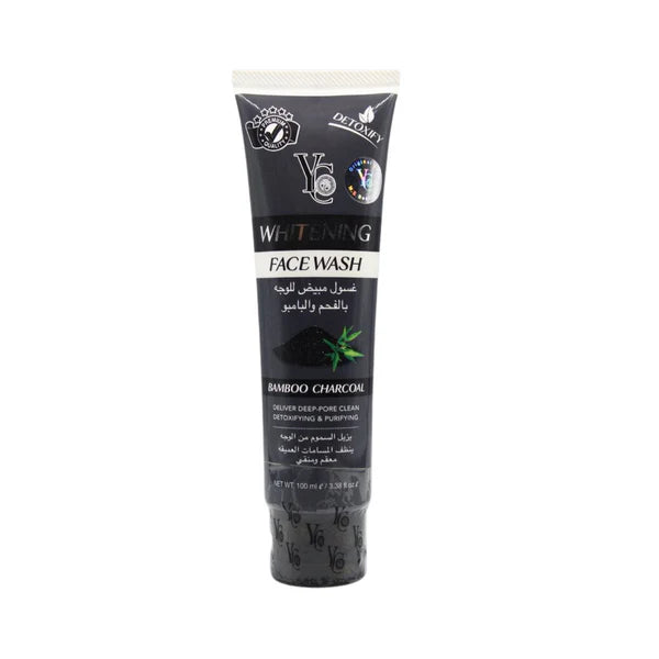 YC WHITENING BAMBOO CHARCOAL FACE WASH 100G
