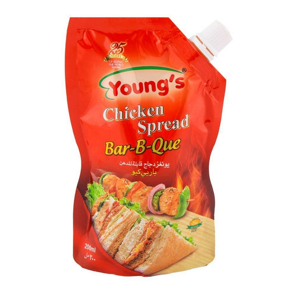 YOUNGS BBQ CHICKEN SPREAD 200ML