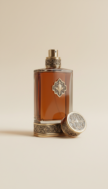 Amber oud intense parfum bottle
