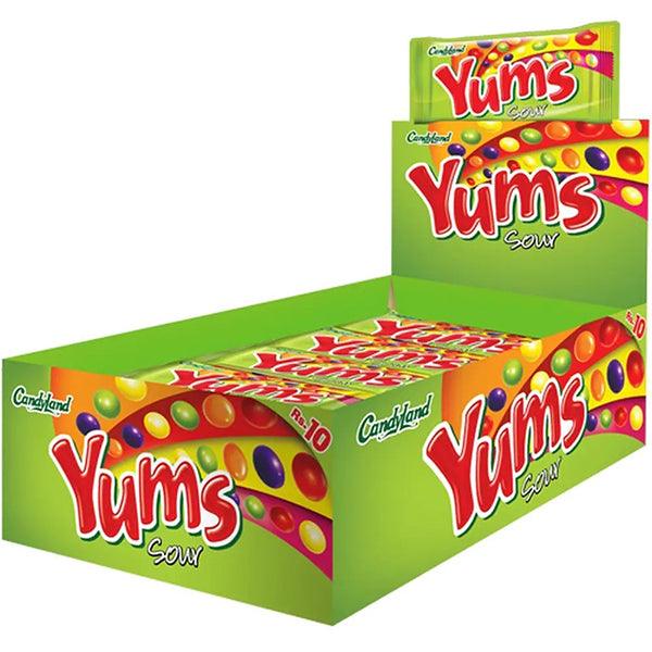 CANDYLAND YUMS SOUR CANDY 1X18