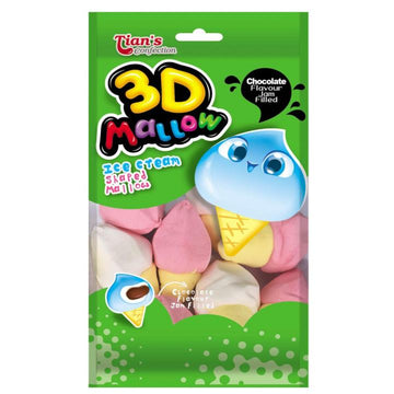 TIANS 3D MALLOW ICE SHAPED MALLOW 100GM