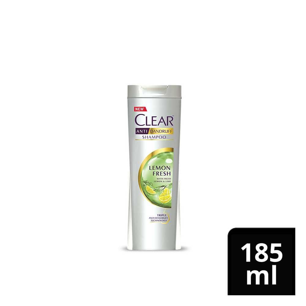 CLEAR ANTI DANDRUFF SHAMPOO LEMON FRESH 185ML