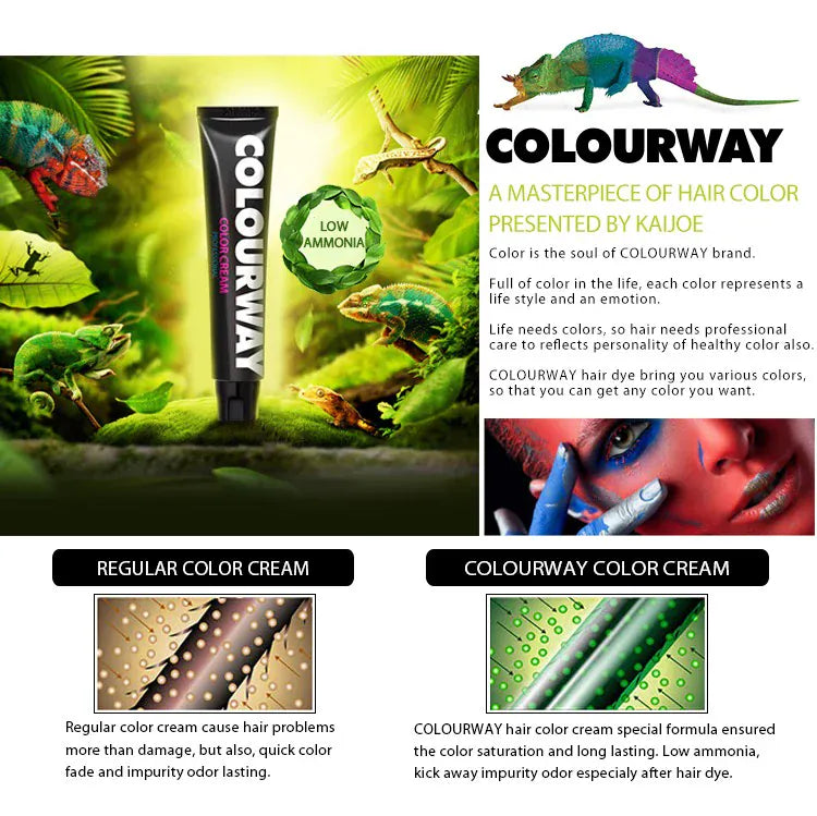 Colour Way Hair color COLOURWAY Best Hair Color Cream For Men & Women 100g