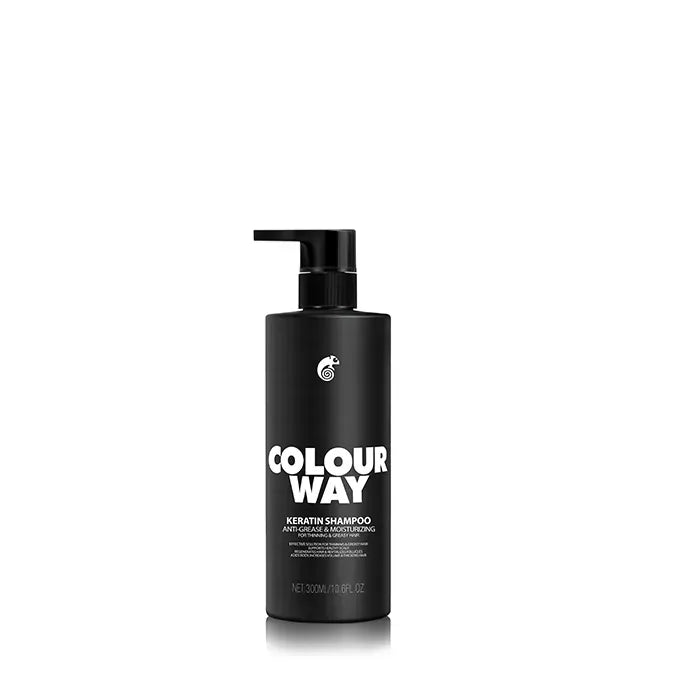 Colour Way Hair Shampoo COLOURWAY Keratin Anti-Grease & Moisturizing Shampoo 300ml
