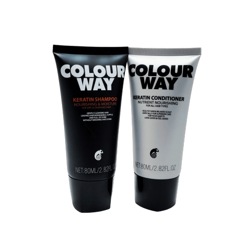 Colour Way Home Care Kit Colour Way Keratin Nourishing & Moisture Shampoo + Keratin Nutrient Nourishing 80ml
