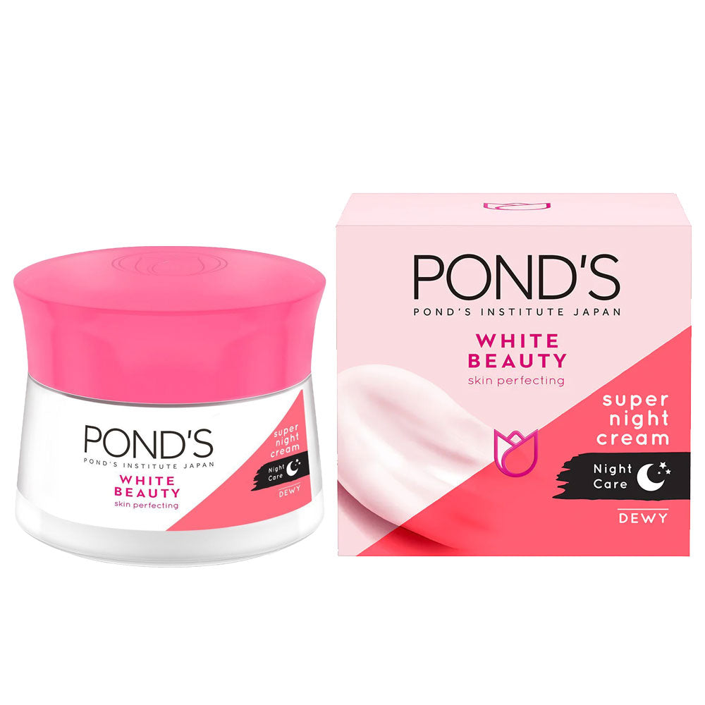 PONDS WHITE BEAUTY SUPER NIGHT CREAM DEWY 50G