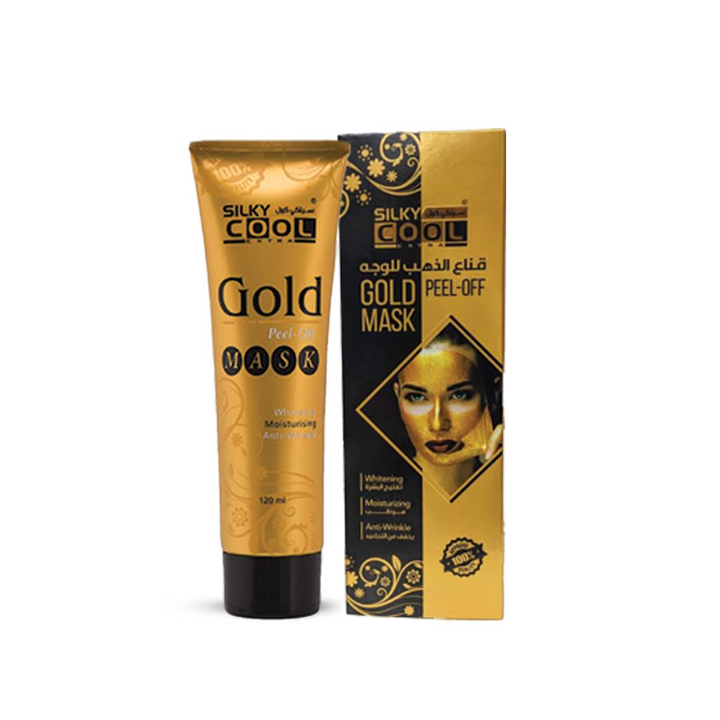 silky cool gold peel off mask