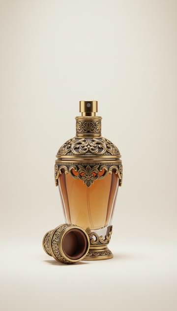 Velvet musk & oud parfum bottle