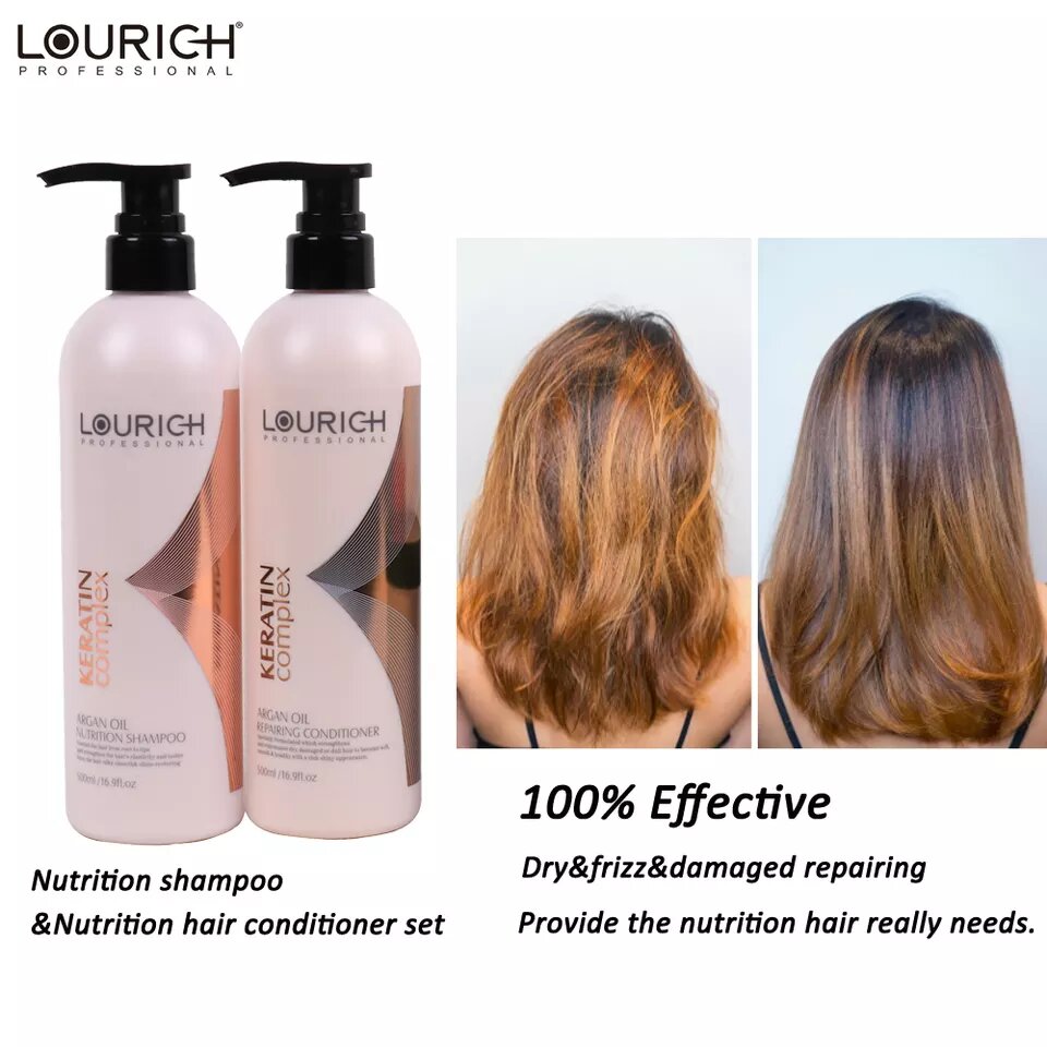 LOURICH Professional Keratin Complex Argan oil Shampoo 500ml
