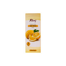 RIVAJ UK DEPILATORY WAX LEMON 6 SLICES OF HOT WAX