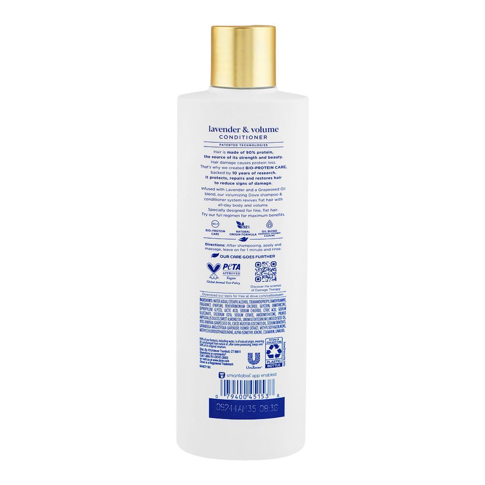 Dove Lavender & Volume Damage Therapy Conditioner, 355ml