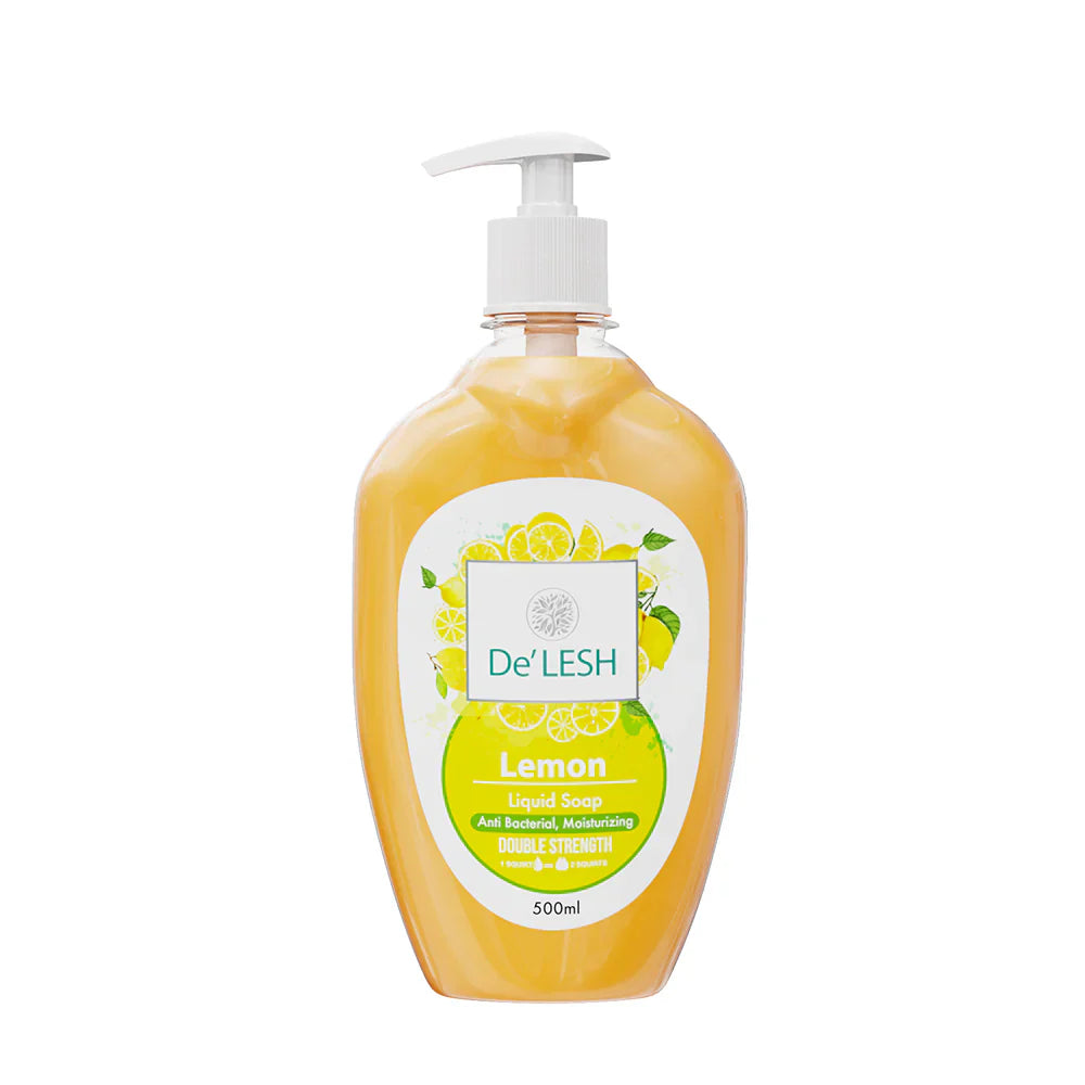 DE LESH LEMON LIQUID SOAP 500ML