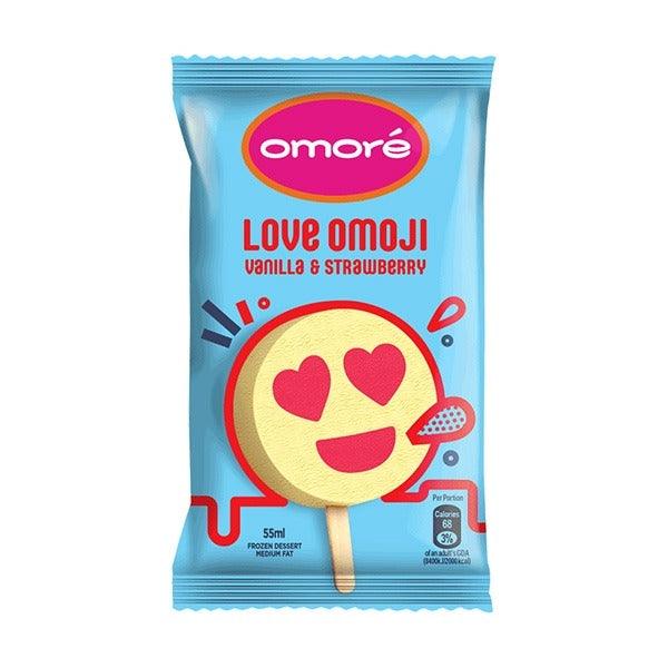 OMORE LOVE OMOJI VANILLA &amp; STRAWBERRY 55ML