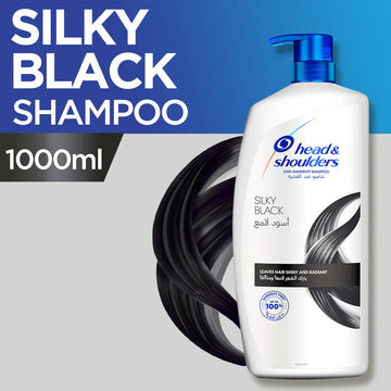HEAD&SHOULDERS SILKY BLACK  1000ML
