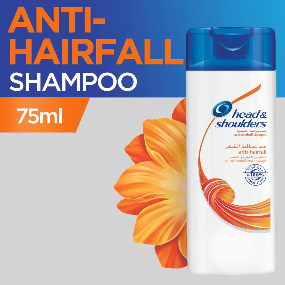 HEAD & SHOULDERS ANTI HAIR FALL SHAMPOO 75ML