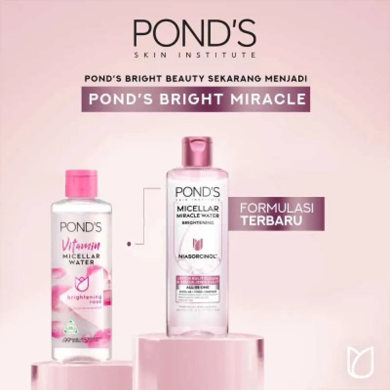 Pond's Micellar Miracle Water 100ml Brightening Niasorcinol