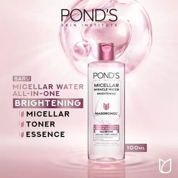 Pond's Micellar Miracle Water 100ml Brightening Niasorcinol